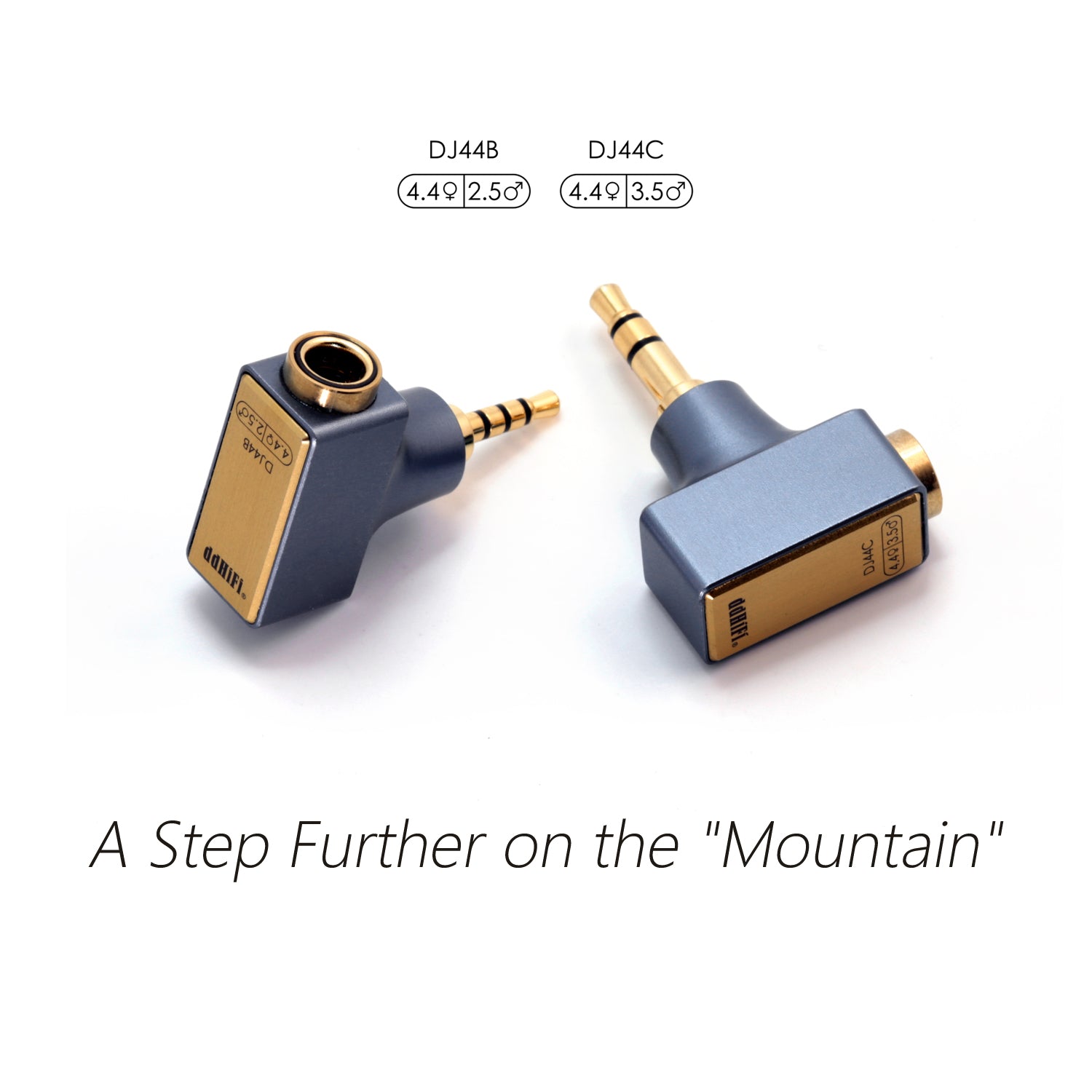DD HIFIDJ44B (4.4mm Female to 2.5mm male) / DJ44C Mark II (4.4mm Female to 3.5 Male) Headphone Adapter