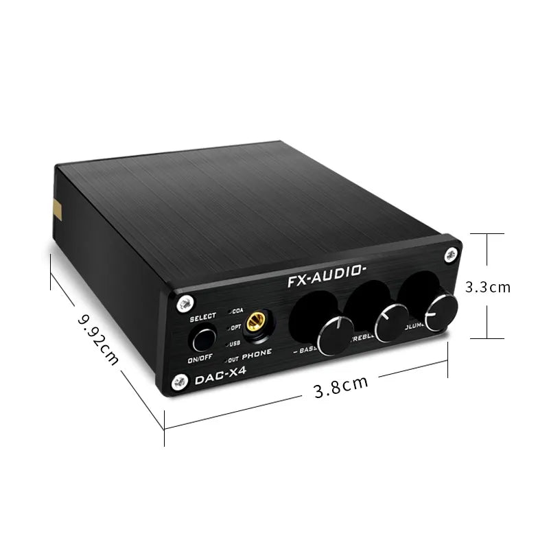 BRZHIFI Power Amplifier Audio Decoder DAC-X4