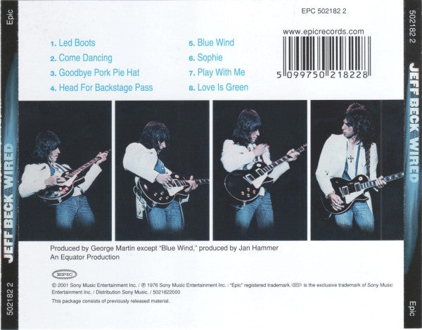 Jeff Beck – Wired (Used) (Mint Condition)