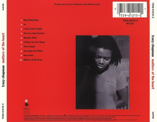 Tracy Chapman – Matters Of The Heart (Used) (Mint Condition)
