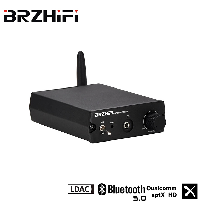 BRZHIFI Bluetooth Audio Power Amplifier & Receiver DAC-BR20-B